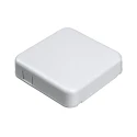 Hammond 1551SNAP Series White White Lid Plastic General Purpose Enclosure IP30 20 mm x 80 mm x 80 mm 1551SNAP4WH