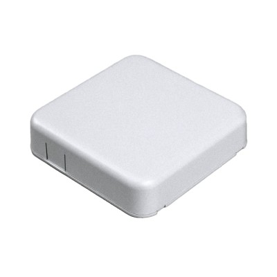 Hammond 1551SNAP Series White White Lid Plastic General Purpose Enclosure IP30 20 mm x 80 mm x 80 mm 1551SNAP4WH