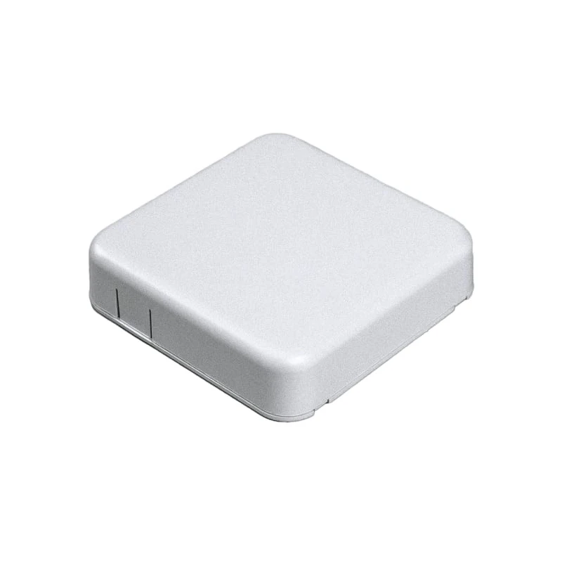Hammond 1551SNAP Series White White Lid Plastic General Purpose Enclosure IP30 20 mm x 80 mm x 80 mm 1551SNAP4WH