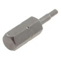 RS PRO Hex Screwdriver Bit Chrome Vanadium Steel 2 mm Hex Drive, 0.25 mm Tip, 25 mm Overall Length 618-954