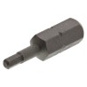RS PRO Hex Screwdriver Bit Chrome Vanadium Steel 2.5 mm Size 0.25 mm Drive 25 mm Length 618-960