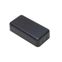 Hammond 1551SNAP Series White, Black, Grey Black Lid Plastic General Purpose Enclosure, IP30, 20mm x 40mm x 80mm 1551SNAP2BK
