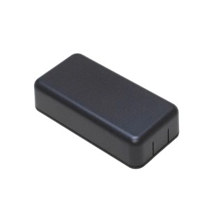 Hammond 1551SNAP Series White, Black, Grey Black Lid Plastic General Purpose Enclosure, IP30, 20mm x 40mm x 80mm 1551SNAP2BK