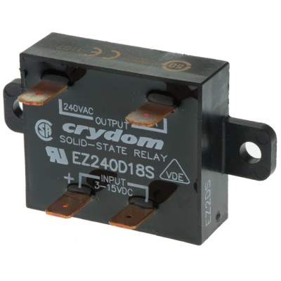 Crydom Solid State Relay Panel Mount 18A Load 280V Load 15V DC Control EZ240D18S