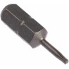 RS PRO Screwdriver Bit T6, 6.35 mm Hex Drive, 25 mm Overall Length, Chrome Vanadium Steel 619-676