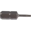 RS PRO Screwdriver Bit T6, 6.35 mm Hex Drive, 25 mm Overall Length, Chrome Vanadium Steel 619-676