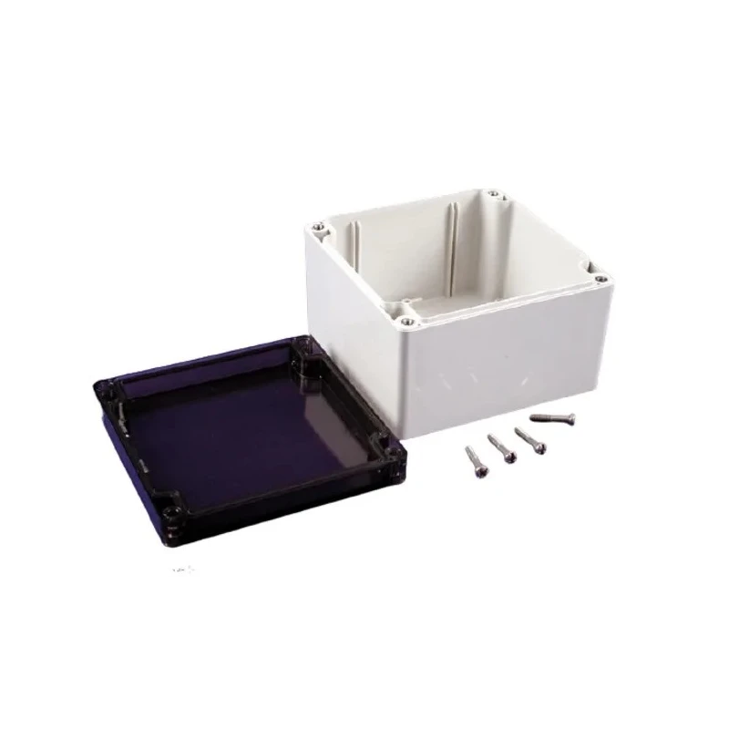 Hammond 1554 Series Light Grey Polycarbonate General Purpose Enclosure IP68, 80 mm x 119.4 mm x 119.4 mm 