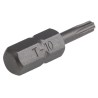 RS PRO Screwdriver Bit, 6.35 mm Hex Drive, T10 Tip, 25 mm Overall Length, Chrome Molybdenum Steel 619-711