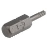 RS PRO Screwdriver Bit, 6.35 mm Hex Drive Size, T9 Tip, 25 mm Overall Length, Chrome Vanadium Steel 619-705