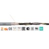 Igus Chainflex CF140.UL Screened Control Cable, 5 Cores, 0.75mm² 18 AWG, Grey Polyvinyl Chloride CF140.07.05.UL (100m)