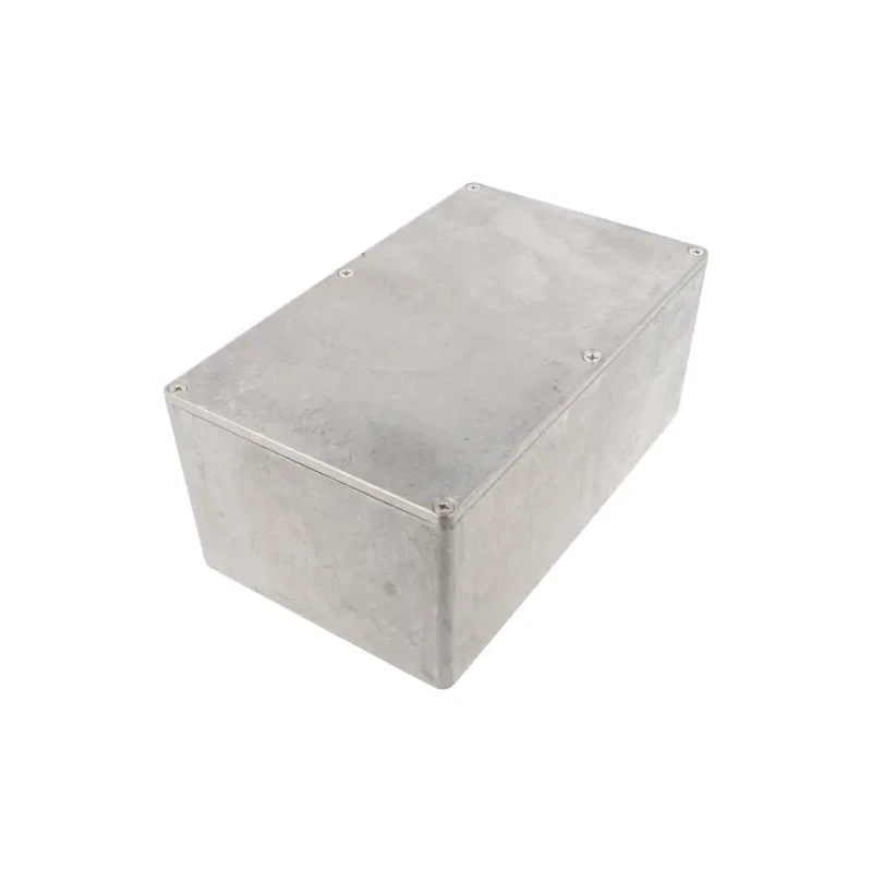Hammond Die Cast Aluminium Enclosure with Clear Natural Lid IP54 120 mm x 200 mm x 85 mm 1590EE