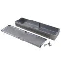 Hammond 1590 Series Natural Lid Die Cast Aluminium Enclosure IP54 70mm x 254mm x 50mm 1590BX
