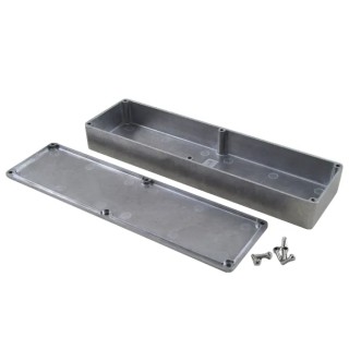 Hammond 1590 Series Natural Lid Die Cast Aluminium Enclosure IP54 70mm x 254mm x 50mm 1590BX