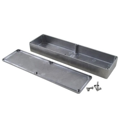 Hammond 1590 Series Natural Lid Die Cast Aluminium Enclosure IP54 70mm x 254mm x 50mm 1590BX