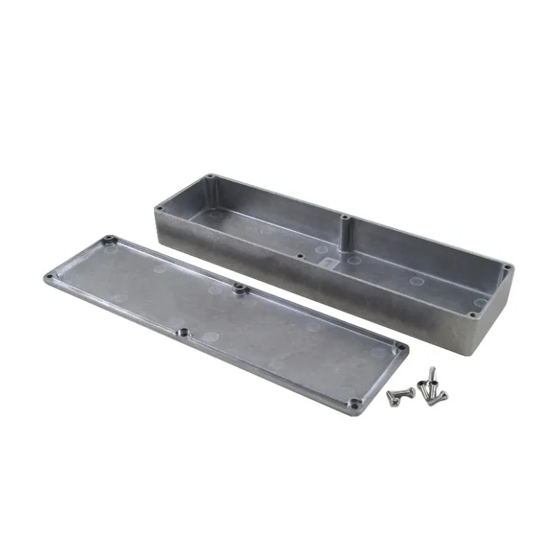 Hammond 1590 Series Natural Lid Die Cast Aluminium Enclosure IP54 70mm x 254mm x 50mm 1590BX