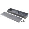 Hammond 1590 Series Natural Lid Die Cast Aluminium Enclosure IP54 70mm x 254mm x 50mm 1590BX