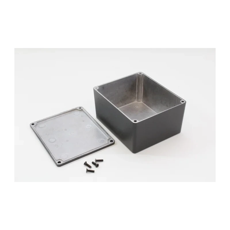 Hammond 1590 Series Black Black Lid Die Cast Aluminium Enclosure IP54 65 mm x 120 mm x 100 mm 