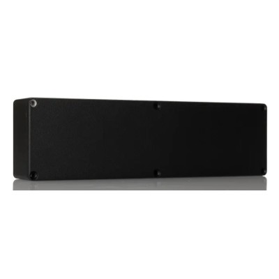 Hammond Die Cast Aluminium Enclosure IP54 Black Lid 35 mm x 254 mm x 70 mm