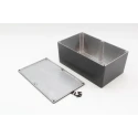 Hammond 1590 Series Die Cast Aluminium Enclosure Black with Natural Lid, IP54, 85 mm x 200 mm x 120 mm 1590EEBK