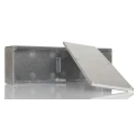Hammond 1590 Series Clear Natural Lid Die Cast Aluminium Enclosure IP54 35mm x 254mm x 70mm 1590BX2