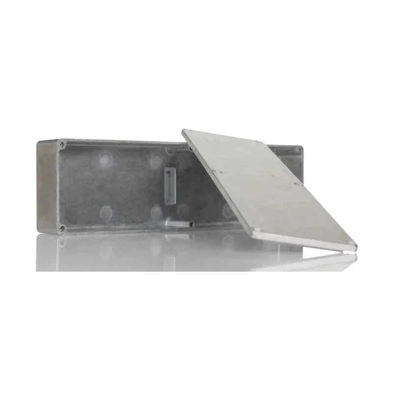 Hammond 1590 Series Clear Natural Lid Die Cast Aluminium Enclosure IP54 35mm x 254mm x 70mm 1590BX2
