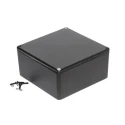 Hammond 1590 Series Black Lid Die Cast Aluminium Enclosure IP65 59 mm x 120 mm x 120 mm 