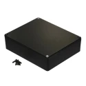 Hammond Die Cast Aluminium Enclosure Black Lid IP54, 39 mm x 145 mm x 121 mm MPN 