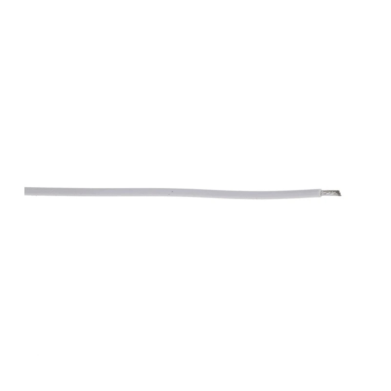 TE Connectivity SPEC 44 Series White Harsh Environment Wire 19 x 34 AWG Polyalkene 100 m 44A0111-22-9