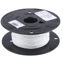 TE Connectivity SPEC 44 Series White Harsh Environment Wire 19 x 34 AWG Polyalkene 100 m 44A0111-22-9