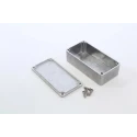 Hammond 1590 Series Die Cast Aluminium Enclosure, Natural Lid, IP54, 31 mm x 100 mm x 50 mm 1590G2