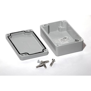 Hammond 1590Z Series Die Cast Aluminium Alloy Enclosure IP68 IK08 26 mm x 98 mm x 64 mm 1590Z062GY