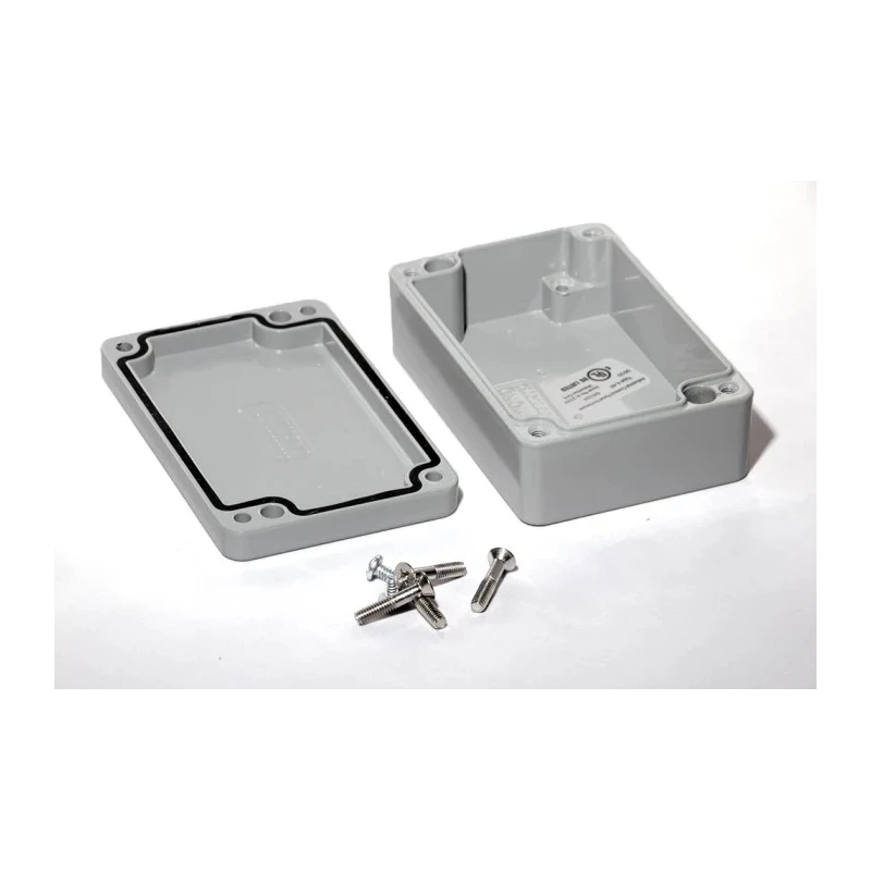 Hammond 1590Z Series Die Cast Aluminium Alloy Enclosure IP68 IK08 26 mm x 98 mm x 64 mm 1590Z062GY