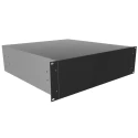 Hammond 3 U 19 Inch Rack Mount Case, Ventilated, Extruded Aluminium, Black RM3U1918SBK