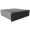 Hammond 3 U 19 Inch Rack Mount Case, Ventilated, Extruded Aluminium, Black RM3U1918SBK
