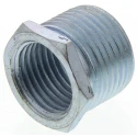 RS PRO Enamelled Steel Conduit Fitting, 20 mm Nominal Size, M20 Thread, Grey 619-979