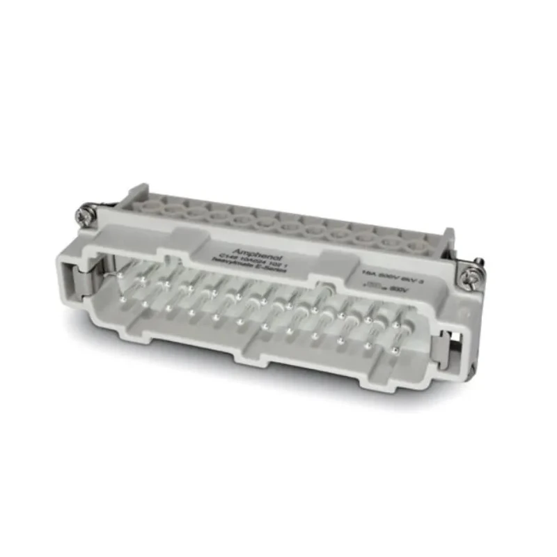 Amphenol Industrial Heavy Duty Power Connector Insert Male 24 Contacts 16A 500V C146 Series C14610A0240021