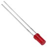 Kingbright Through Hole Cylindrical Red LED 5 mm (T-1 3/4) 2.25 V 75 mW 160 mA Diffused Lens L-483IDT