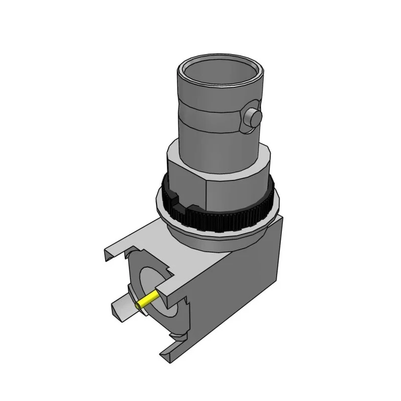Samtec Coaxial Connector PCB Male BNC, 75 Ω, Right Angle Body, Through Hole Mount, 12 GHz Operating Frequency BNC7T