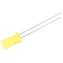 Kingbright 2.1 V Yellow LED 5 mm (T-1 3/4) Through Hole Cylindrical L-483YDT