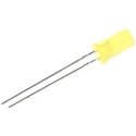Kingbright 2.1 V Yellow LED 5 mm (T-1 3/4) Through Hole Cylindrical L-483YDT