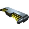 Samtec ET60T Series Right Angle Surface PCB Header 8 Contacts 2.54 mm Pitch 3 Row Shrouded