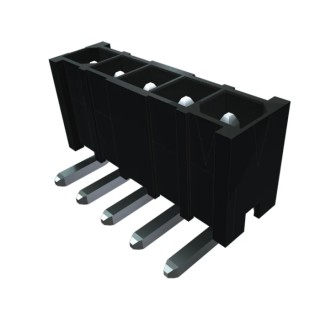 Samtec Straight Through Hole PCB Header with 16 Contacts, 4.19 mm Pitch, 2 Row, Shrouded IPBT-108-H1-T-D-GP