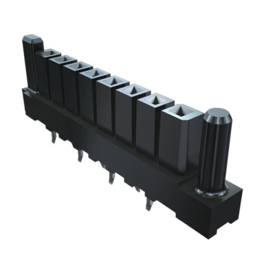 Samtec IPBS Series Straight Through Hole PCB Socket, 8-Contact, 2 Row, 4.191 mm Pitch, 5.3A, 565V IPBS-104-02-T-D