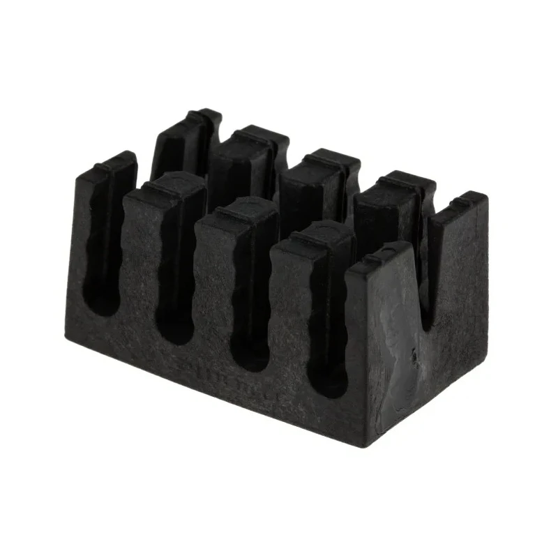 RS PRO Black Polyamide 66 Cable Retainer with 4 Apertures, 40mm x 25mm 229-3989