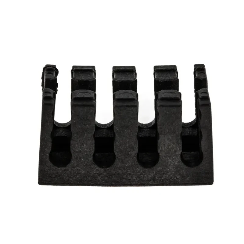 RS PRO Black Polyamide 66 Cable Retainer with 4 Apertures, 40mm x 25mm 229-3989