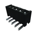 Samtec IPBT Series Right Angle Through Hole PCB Header, 20 Contacts, 4.19 mm Pitch, 2 Row, Shrouded IPBT-110-H1-T-D-RA-GP