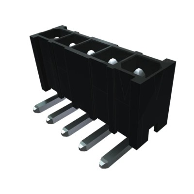 Samtec IPBT Series Right Angle Through Hole PCB Header, 20 Contacts, 4.19 mm Pitch, 2 Row, Shrouded IPBT-110-H1-T-D-RA-GP