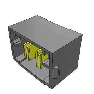 Samtec MPT Series Vertical Through Hole PCB Header, 2 Contacts, 5 mm Pitch, 1 Row, Shrouded MPT-02-6.30-01-T-V
