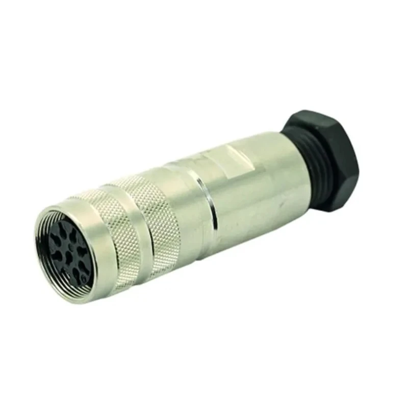 Amphenol Industrial C091 7 Pole Straight M16 DIN Connector, 7A Current, 100V, IP67 Rated, Screw Coupling C09131D1071012