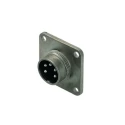 Amphenol Industrial C091 6 Pole Straight M16 DIN Connector, 7A, 300V, IP67, Silver & Gold Plated Contacts C09131S0061002